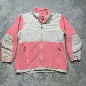 The North Face Jacket‎ Girls XL (18) Pink Denali Fleece Coat Fuzzy Warm Outdoor